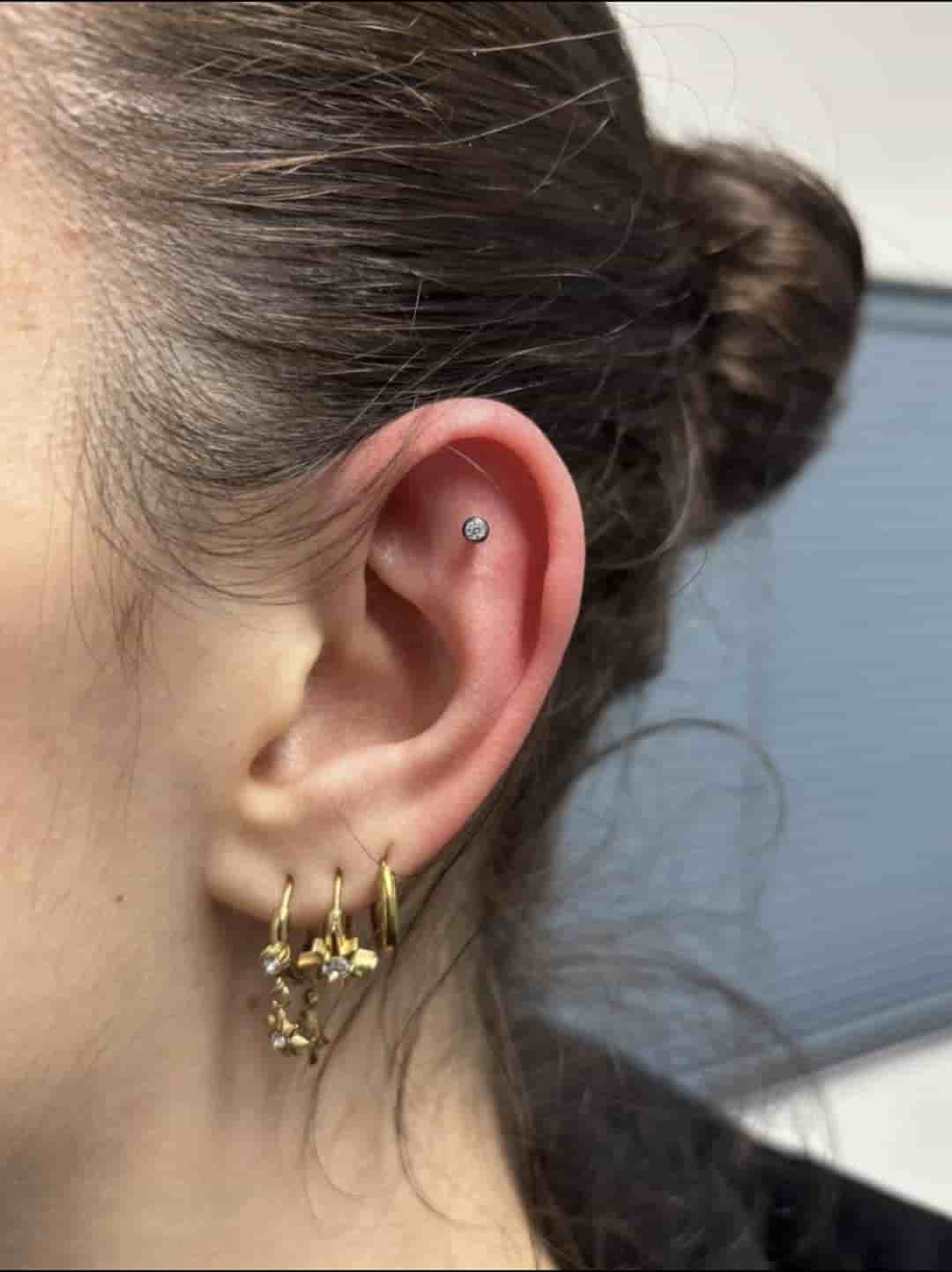 triple piercing au lobe